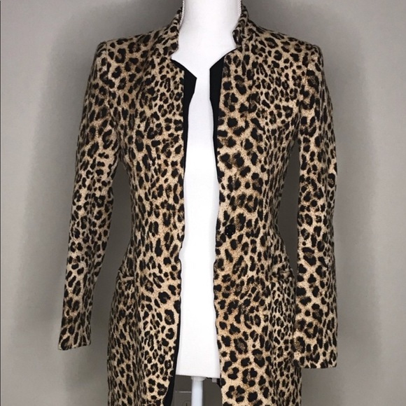 Zara Leopard/Cheetah Blazer - Picture 2 of 3